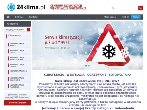 24klima.pl Centrum klimatyzacji, wentylacji i ogrzewania.