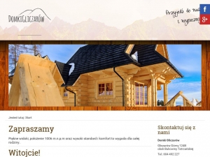 Nowoczesne domki z drewna w Tatrach